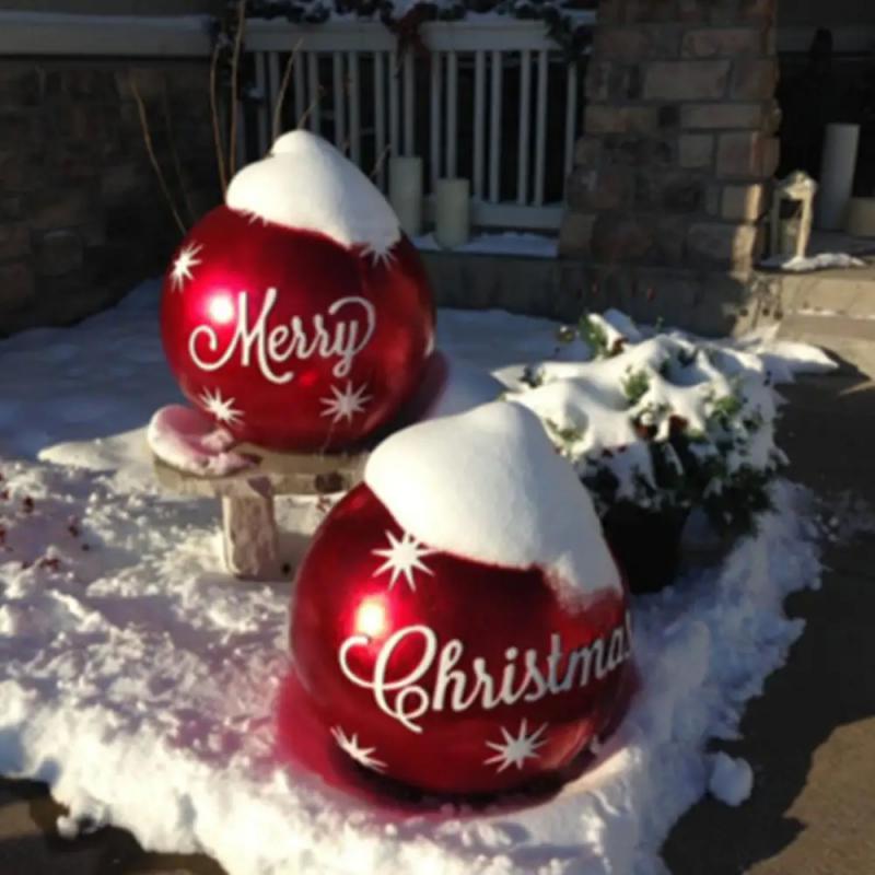 Outdoor Christmas Inflatable Ball Giant Big Tree Decoration Toy Large Decor Ornament Without Light 1