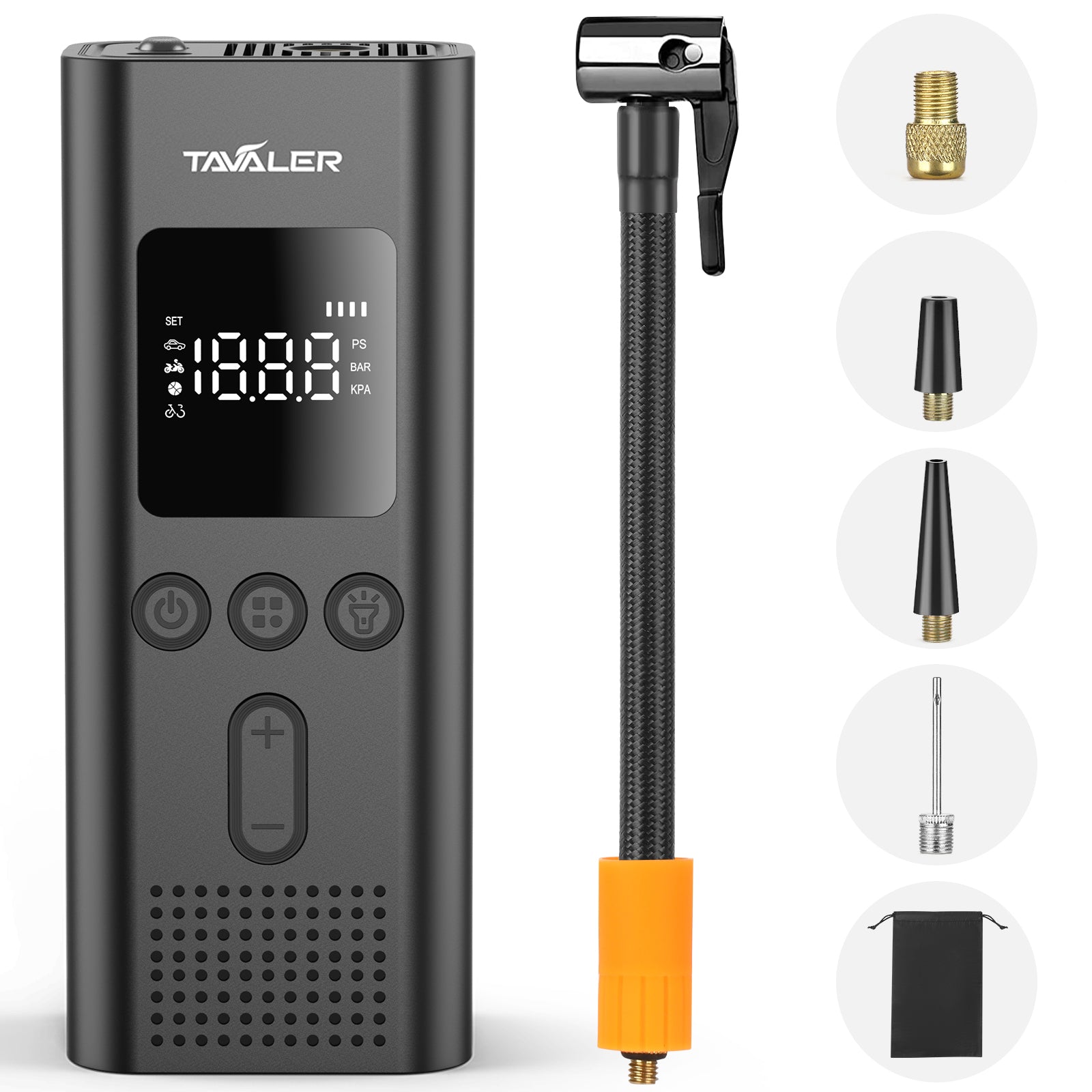 Wireless Portable Air Pump Electric Tire Inflator Car Bike Motorcycle Air Compressor Accessories 6