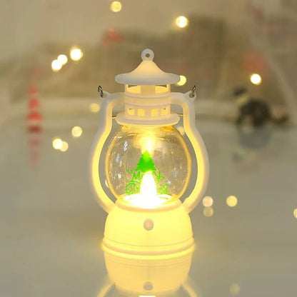 Santa Claus Merry Christmas Decorations LED Lantern Light Christmas Ornaments Home Xmas Decor 8