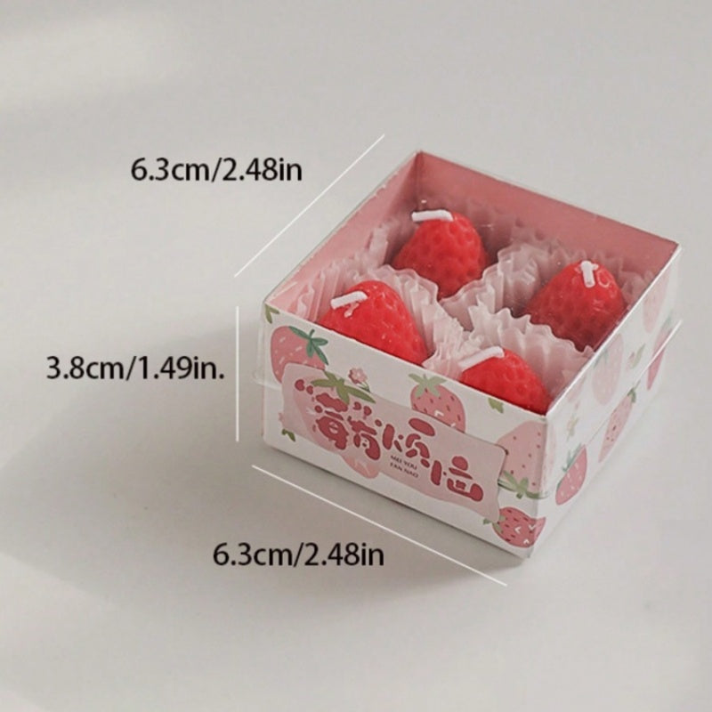 Creative Candles Gift Set, Biscuit Candles and Cookie Scented Candles, Modeling Wax Holiday Decoration