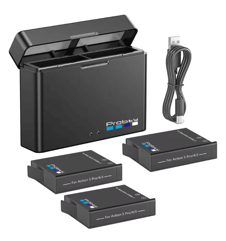 ProCharge 2200mAh Dual Battery Kit With Charger For Action Camera 7