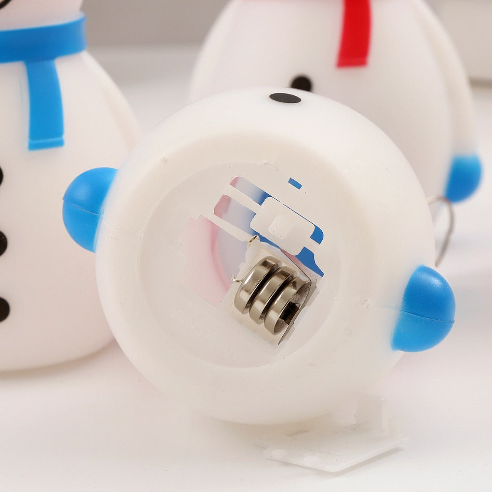 Christmas Tree Decoration Pendant, Cute Glowing Snowman Ornaments, New Year Carnival Party Gifts