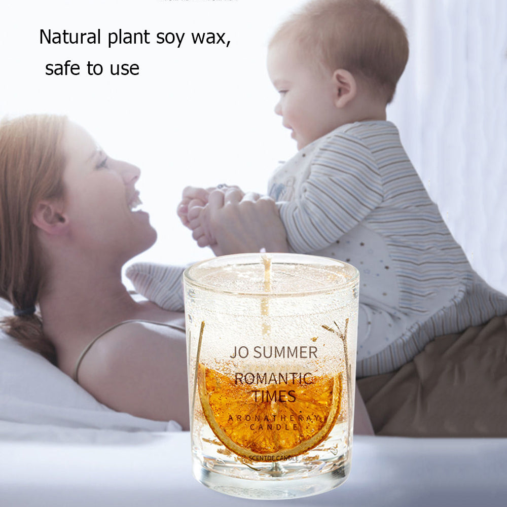Aromatherapy Scented Candle Smokeless Soybean Wax Candle Gift For Wedding Birthday Christmas Home D 4