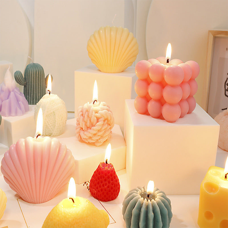 Smokeless Aesthetic Candle Scented Candles Decoration Christmas Handmade DIY Home Room Decor Tools  2