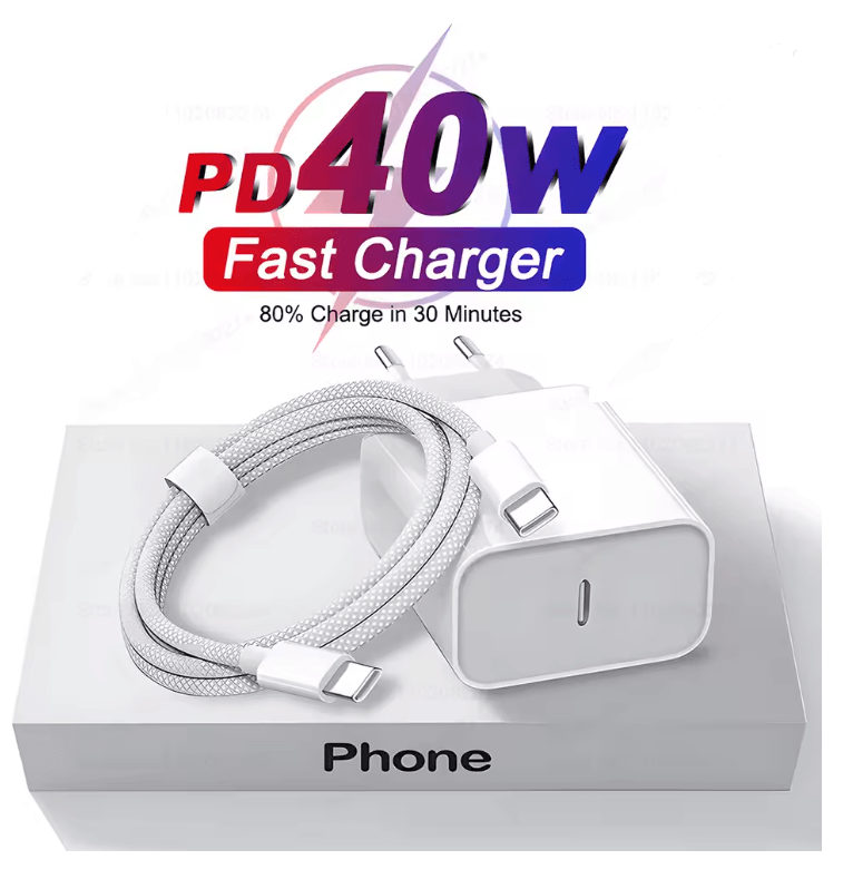 PowerSwift 40W PD Fast Charger Cable for iPhone