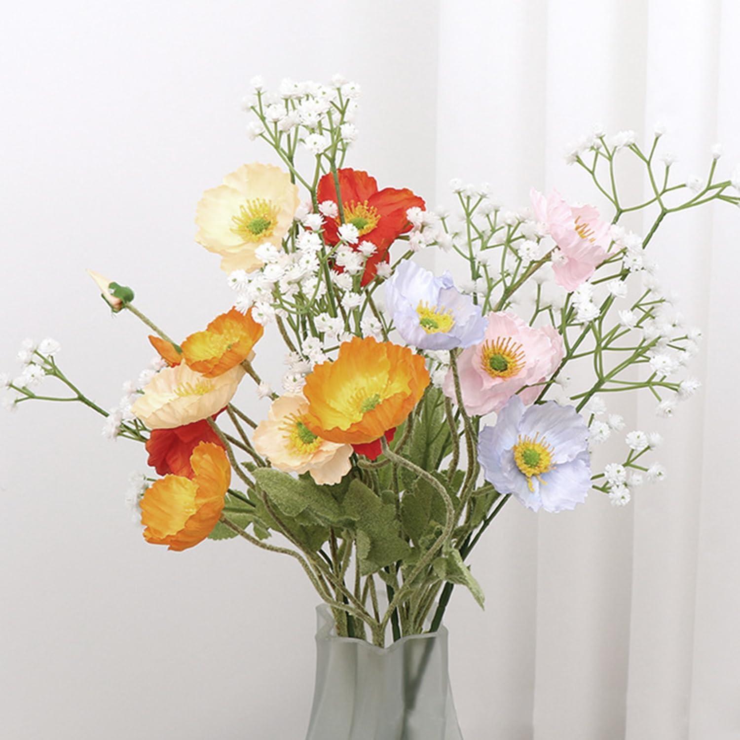 Baby Artificial Flowers, Gypsophila Bride Bouquet, DIY Home Decoration, Fake Plant Arrangement for Wedding