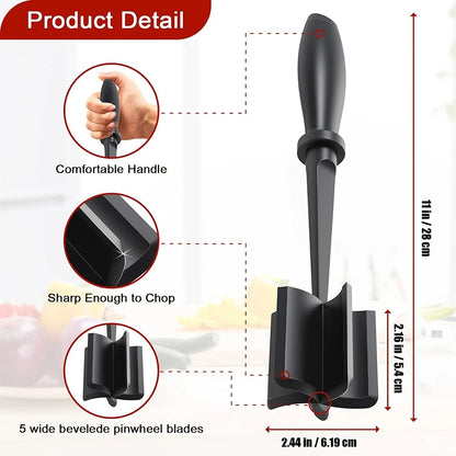 Heat Resistant Meat Chopper For Hamburger And Ground Meat 2