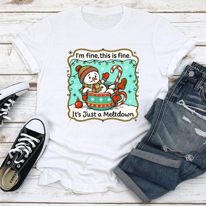 Im Fine This Is Fine Tee 2