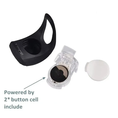 Silicone Bike Light Set, Front and Rear Waterproof Lights, Battery Bicycle Warning Accessories
