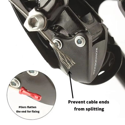 50 PCS Bicycle Cable End Caps  Bike Wire End Caps For Brake  Derailleur Cables MTB Bicycle Accessor 4