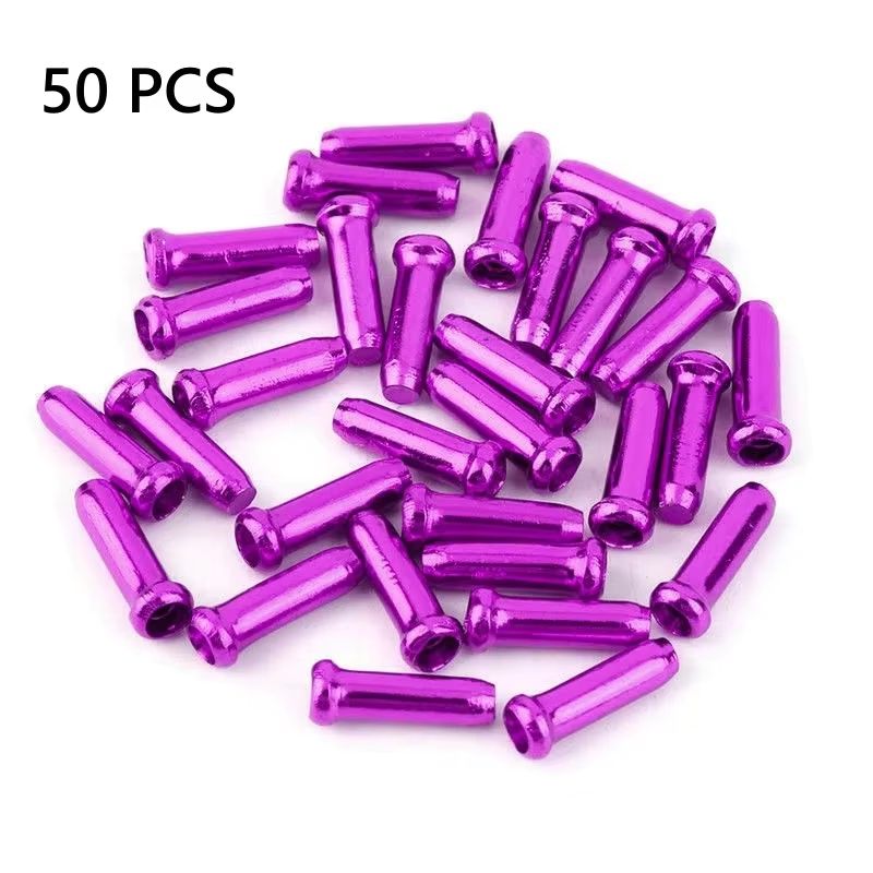 50 PCS Bicycle Cable End Caps  Bike Wire End Caps For Brake  Derailleur Cables MTB Bicycle Accessor 12