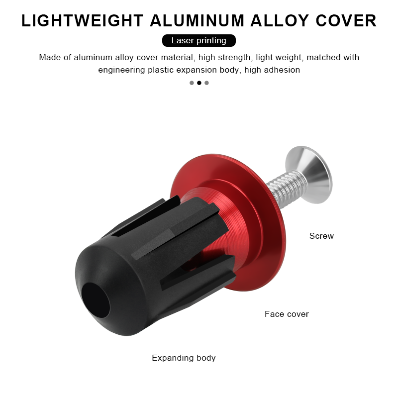 Aluminum Alloy Bike Handlebar End Caps Multicolor Cycling Handlebar Plugs Mountain Road Bicycle Acc 3