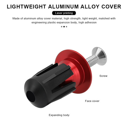 Aluminum Alloy Bike Handlebar End Caps Multicolor Cycling Handlebar Plugs Mountain Road Bicycle Acc 3