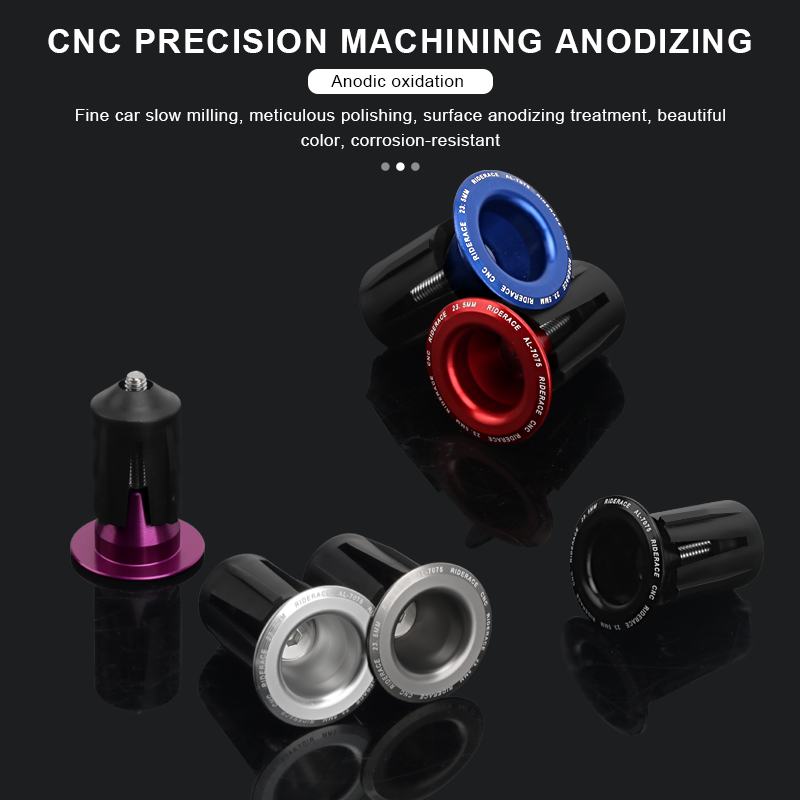 Aluminum Alloy Bike Handlebar End Caps Multicolor Cycling Handlebar Plugs Mountain Road Bicycle Acc 2