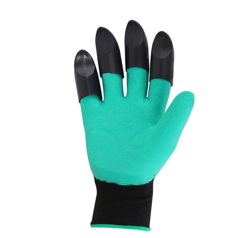 Breathable Waterproof Gardening Gloves With Claws  NonSlip Protective Latex Gloves For Digging Plan 2