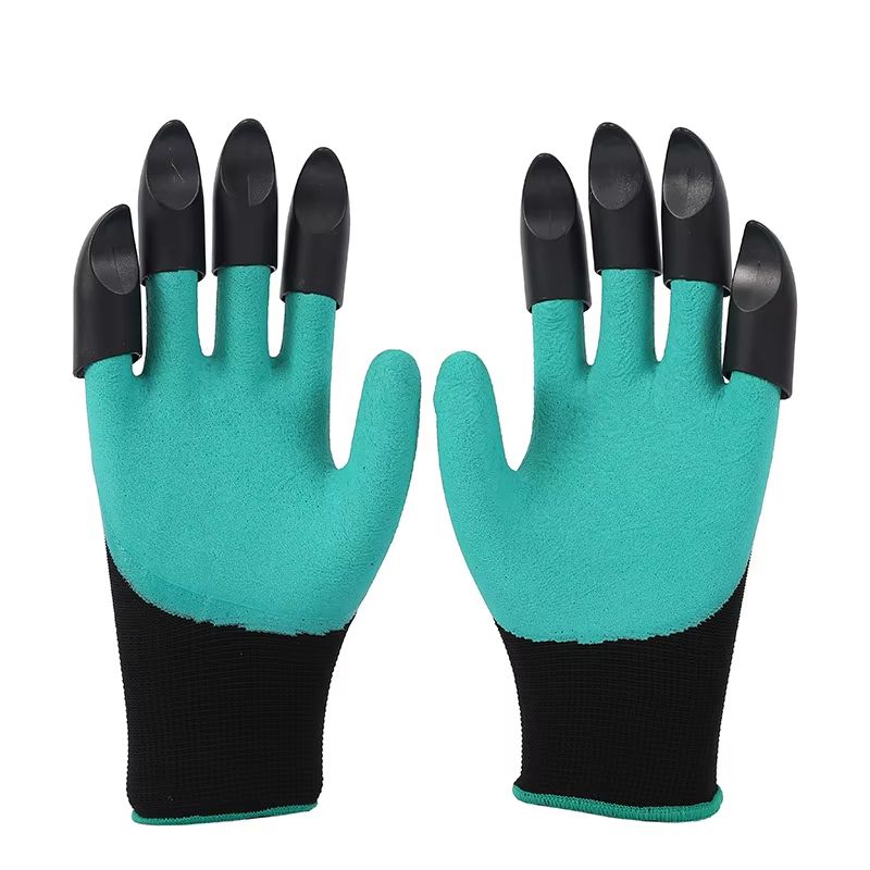 Breathable Waterproof Gardening Gloves With Claws  NonSlip Protective Latex Gloves For Digging Plan 7