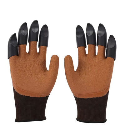 Breathable Waterproof Gardening Gloves With Claws  NonSlip Protective Latex Gloves For Digging Plan 8
