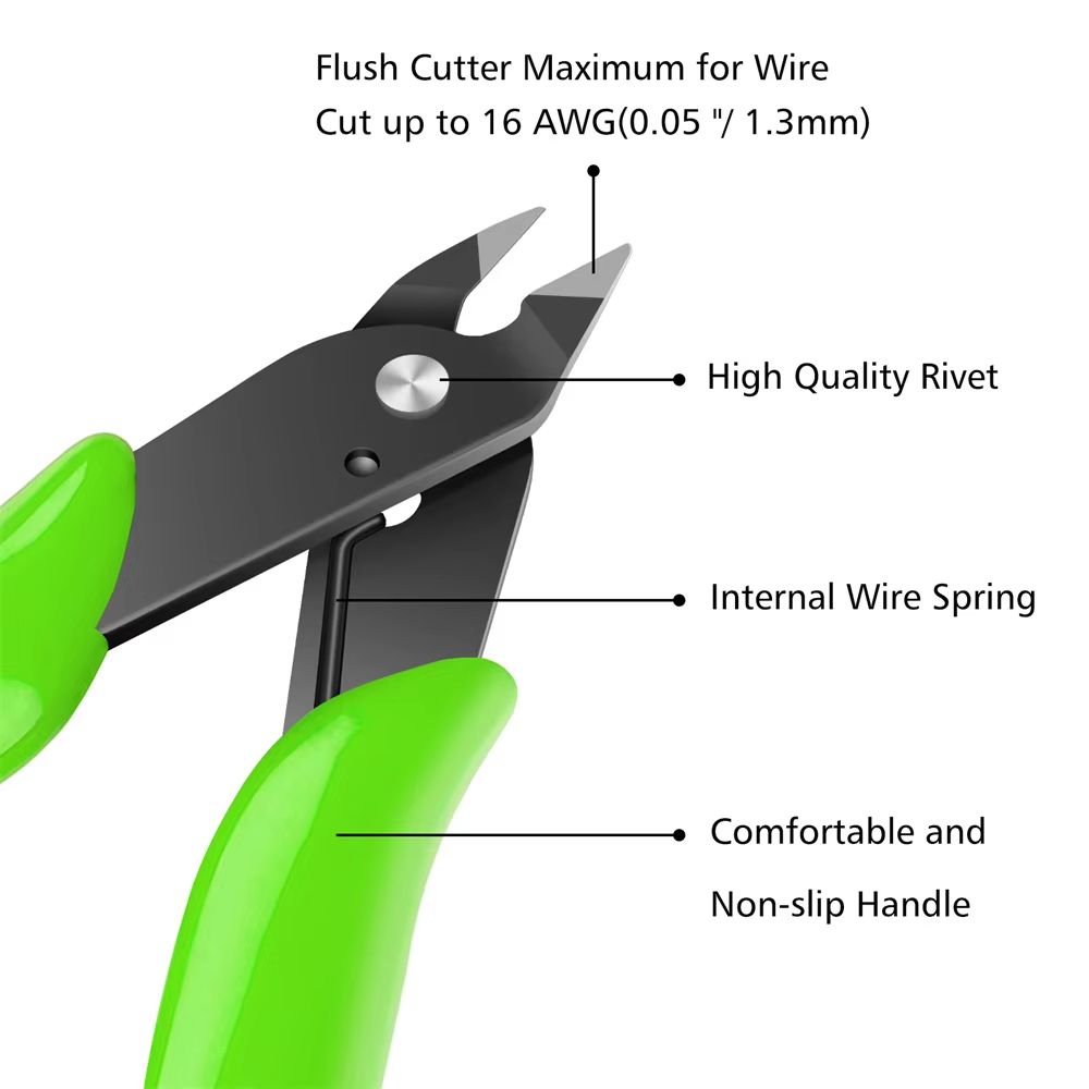 Universal MultiFunctional Pliers  Carbon Steel Side Snips  Flush Cutters For Electrical  DIY Work 3