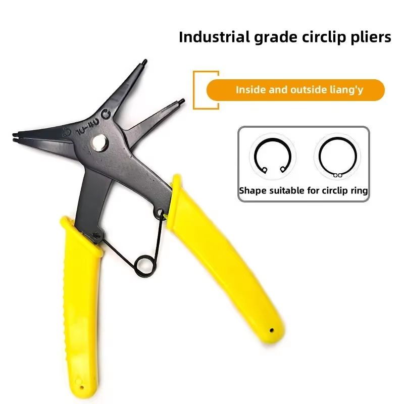 2in1 DualPurpose Circlip Pliers  Internal  External Snap Ring Removal Tool 1
