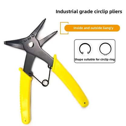 2in1 DualPurpose Circlip Pliers  Internal  External Snap Ring Removal Tool 1