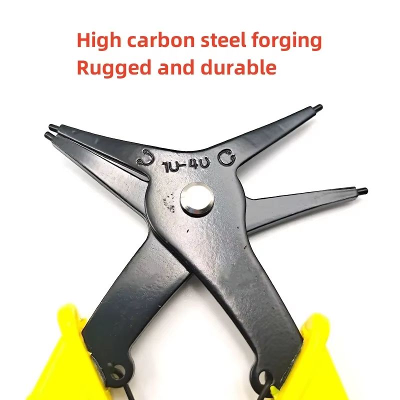 2in1 DualPurpose Circlip Pliers  Internal  External Snap Ring Removal Tool 2