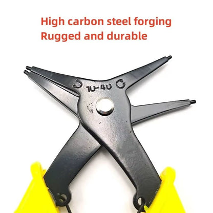 2in1 DualPurpose Circlip Pliers  Internal  External Snap Ring Removal Tool 2