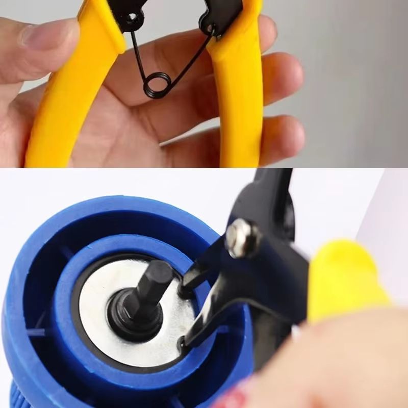 2in1 DualPurpose Circlip Pliers  Internal  External Snap Ring Removal Tool 4