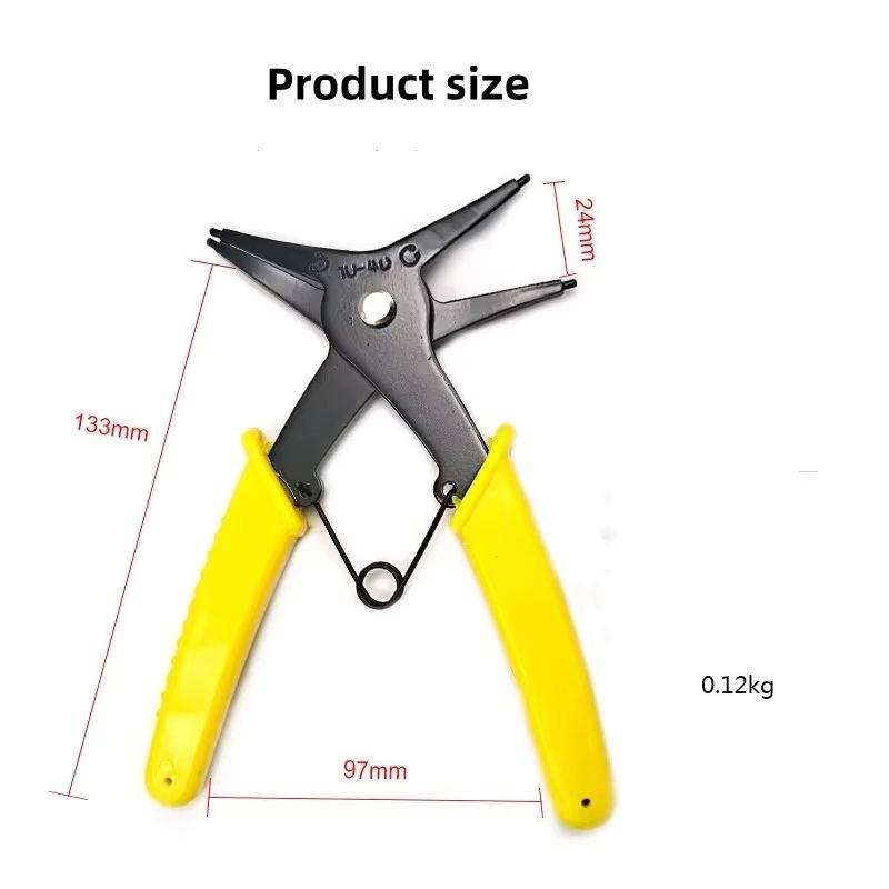 2in1 DualPurpose Circlip Pliers  Internal  External Snap Ring Removal Tool 5