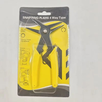 2in1 DualPurpose Circlip Pliers  Internal  External Snap Ring Removal Tool 6