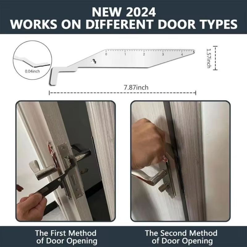 1PCS MultiPurpose Stainless Steel Lever Tool  Durable Mini Pry Bar For Home And Locksmith Use 3