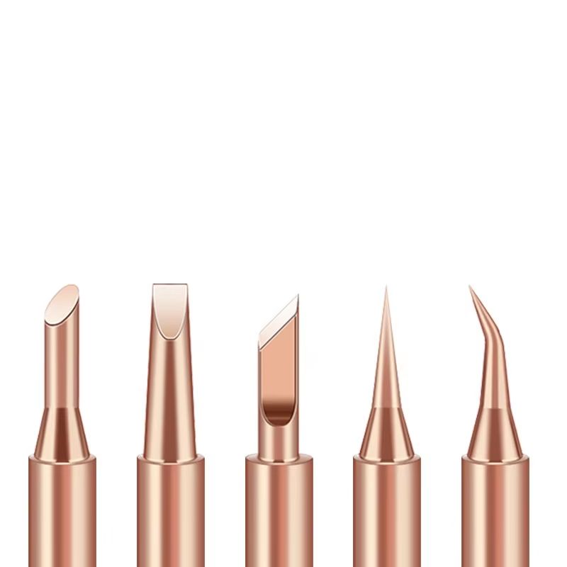 10Piece 900MT Series Pure Copper Soldering Iron Tip Set  LeadFree HighPerformance Replacement Tips  1