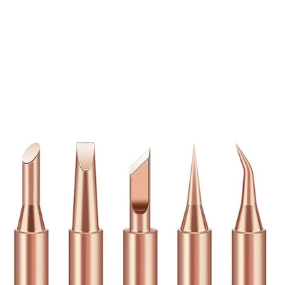 10Piece 900MT Series Pure Copper Soldering Iron Tip Set  LeadFree HighPerformance Replacement Tips  1