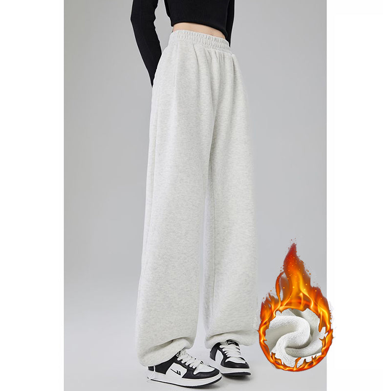 Womens High Waist Thermal Pants Slim Fit Fleece Lined Trousers Plush Winter Snow Warm Straight Leg  1