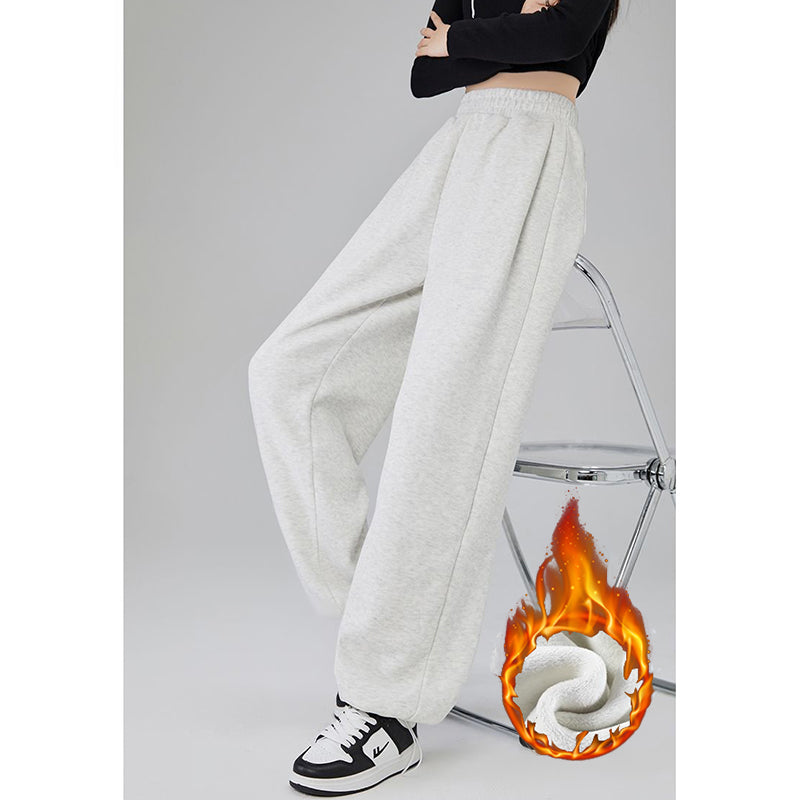 Womens High Waist Thermal Pants Slim Fit Fleece Lined Trousers Plush Winter Snow Warm Straight Leg  2