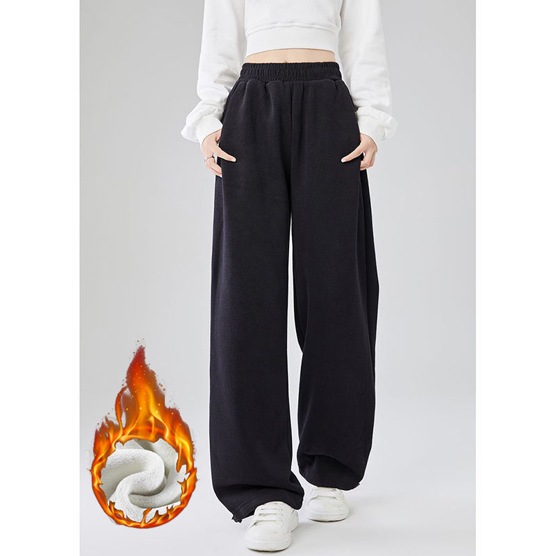 Womens High Waist Thermal Pants Slim Fit Fleece Lined Trousers Plush Winter Snow Warm Straight Leg  6