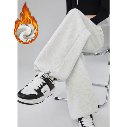 Womens High Waist Thermal Pants Slim Fit Fleece Lined Trousers Plush Winter Snow Warm Straight Leg  3