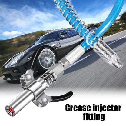 HeavyDuty Quick Release Grease Gun Coupler  10000 PSI 18 NPT Dual Handle 3
