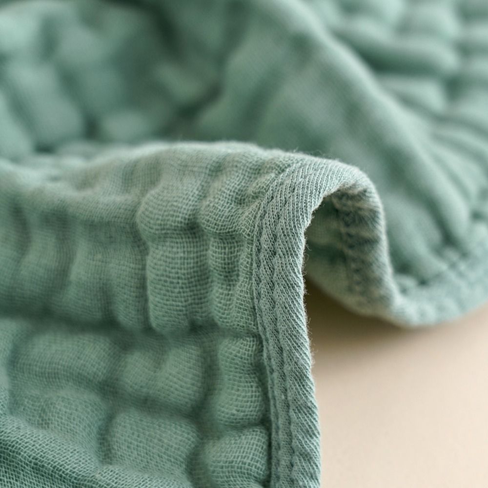 Large, Multicolor Burp Cloths, Layer Cotton Muslin, Breathable Hand Washcloths for Babies