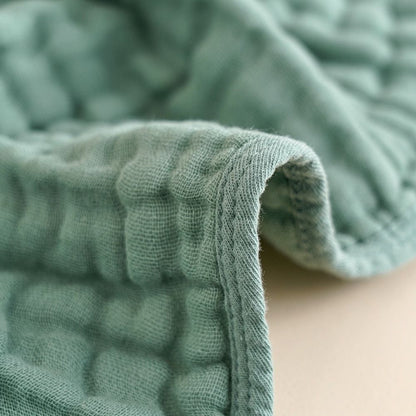 Large, Multicolor Burp Cloths, Layer Cotton Muslin, Breathable Hand Washcloths for Babies