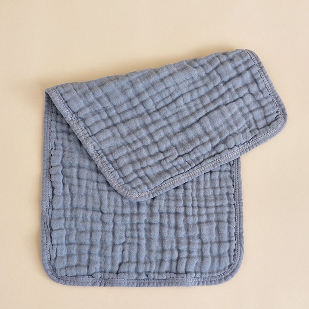 Large, Multicolor Burp Cloths, Layer Cotton Muslin, Breathable Hand Washcloths for Babies