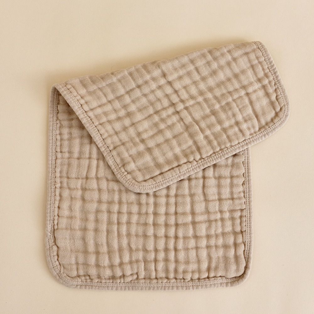 Large, Multicolor Burp Cloths, Layer Cotton Muslin, Breathable Hand Washcloths for Babies