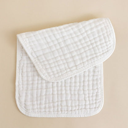 Large, Multicolor Burp Cloths, Layer Cotton Muslin, Breathable Hand Washcloths for Babies