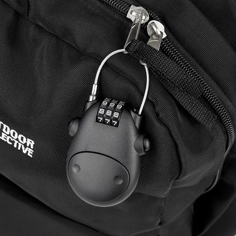 High Precision Bicycle Code Lock Steel Cable Rope Lock Helmet And Luggage Password Lock For MultiPu 2