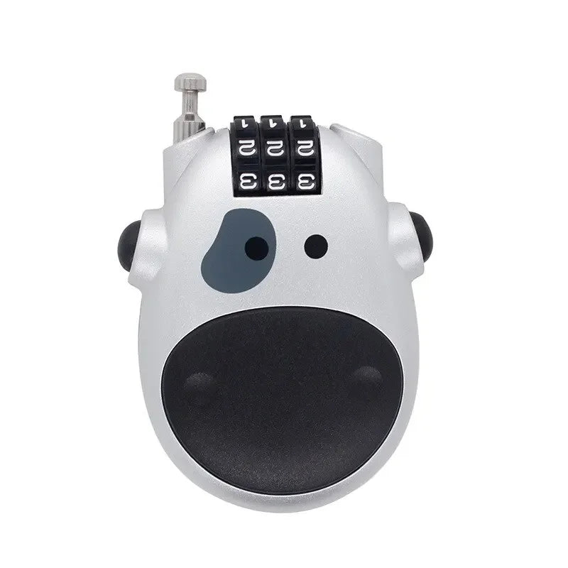 High Precision Bicycle Code Lock Steel Cable Rope Lock Helmet And Luggage Password Lock For MultiPu 6
