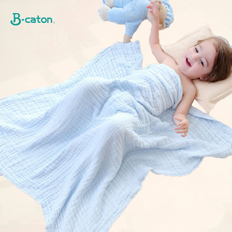 Gauze Baby Bath Towel, Cotton, Newborn Swaddle, Hooded Bathrobe, and Washcloth Set for Infants, Boys, and Girls