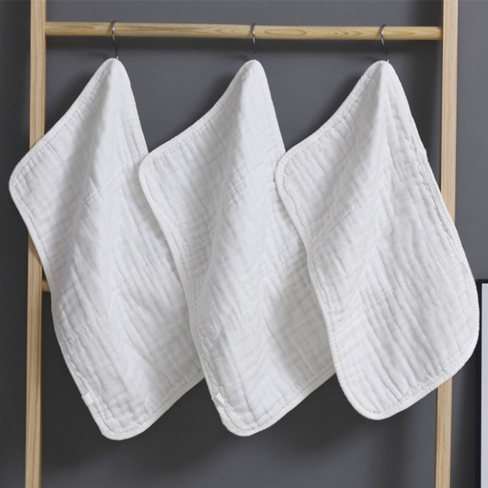 Large Muslin Burp Cloths, Extra Absorbent Washcloths, Soft Baby Spit Up Rags for Newborn, Boys, and Girls