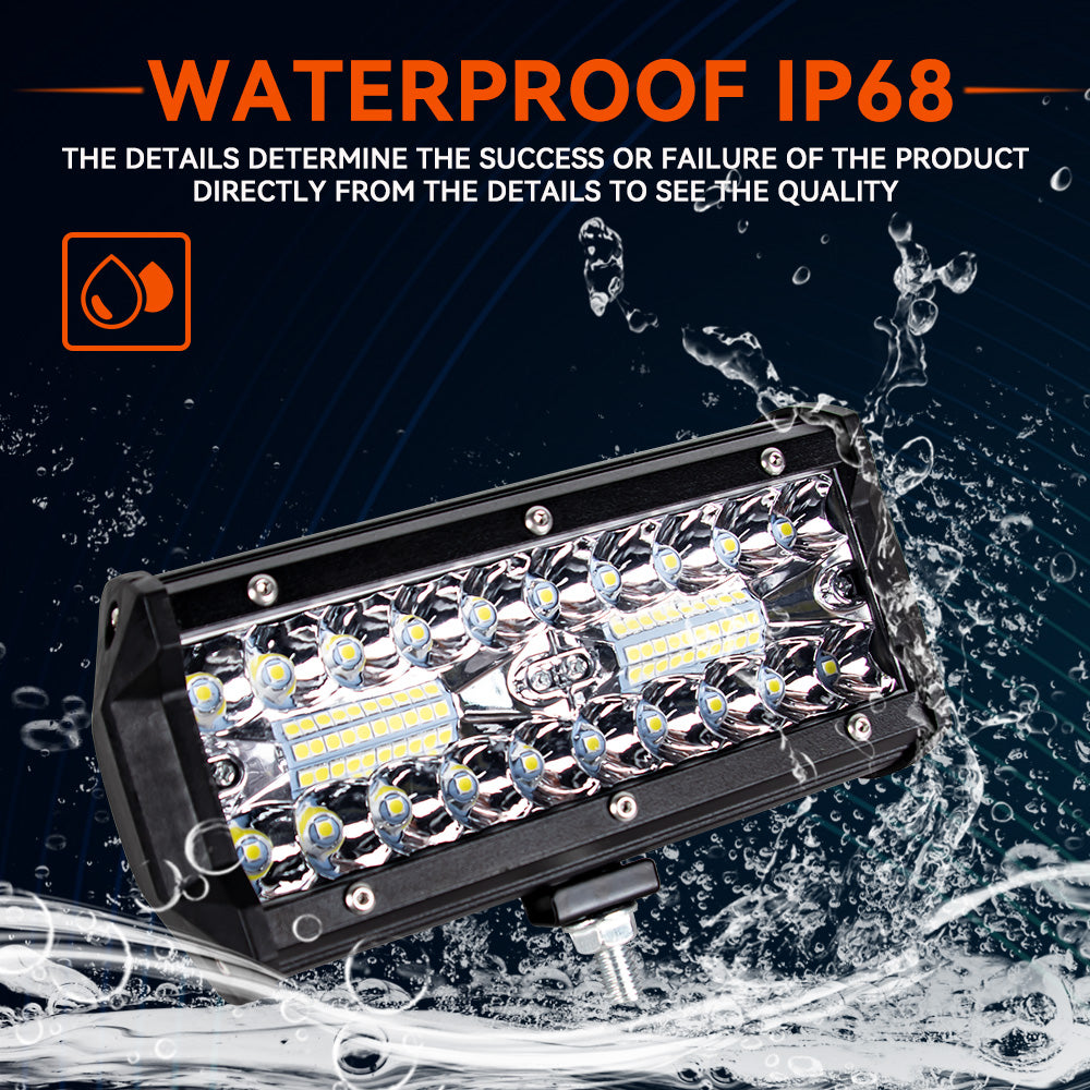 Offroad LED Light Bar Headlight For Car Truck Tractor ATV SUV Boat Work Light Fog Lamp 2