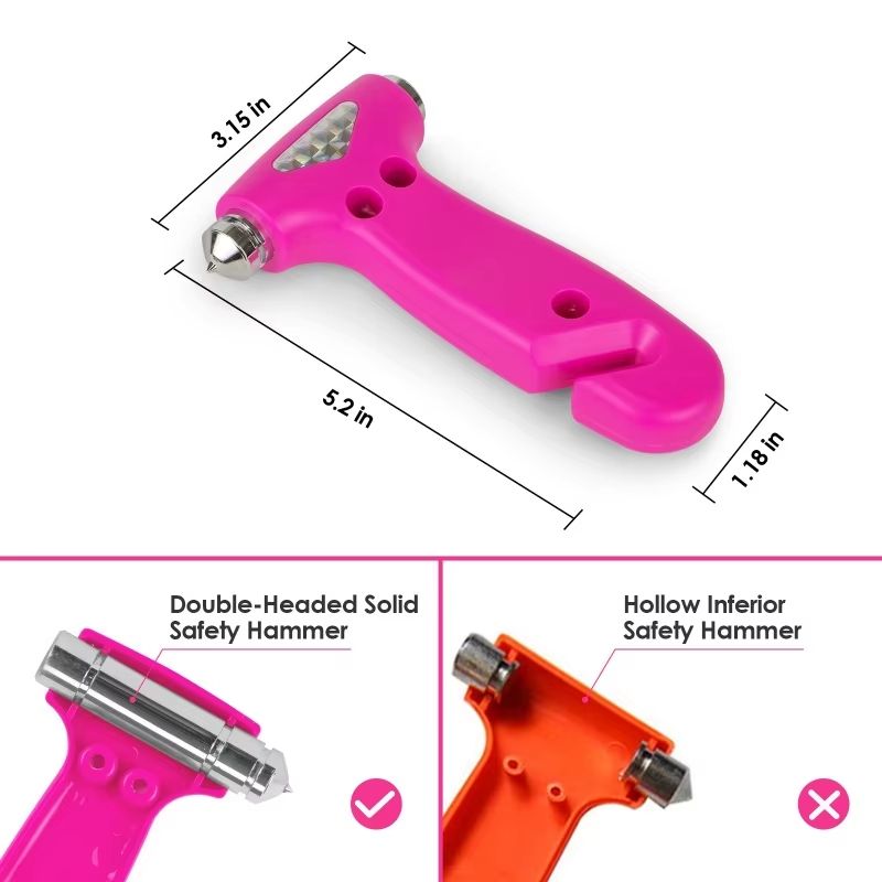 MultiFunction Car Safety Hammer  Emergency Window Breaker  Seatbelt Cutter 5