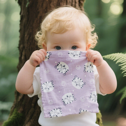 Happyflute Cotton Muslin Baby Washcloths 4Piece Set Soft Gauze Face Towels For Newborns Gentle Clea 2