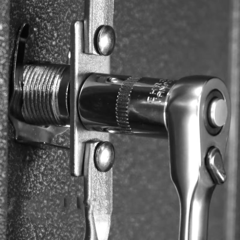Mini DoubleHeaded Ratchet Wrench  14 Drive Socket  Bit Driver With Quick Release 3